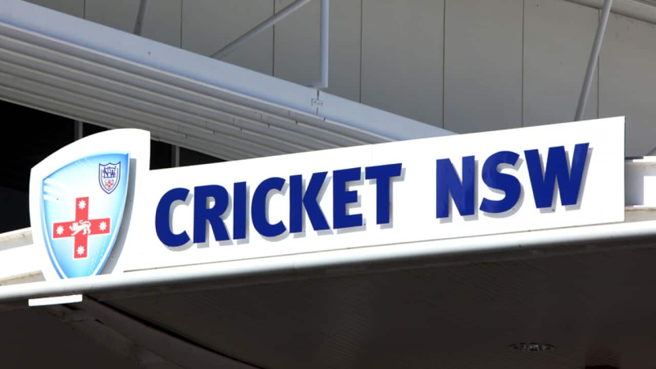 A Cricket NSW sign