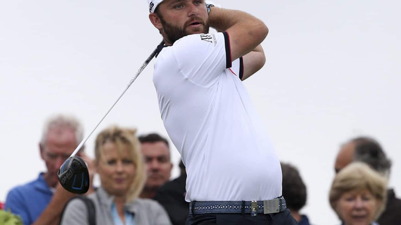 English golf player Andy Sullivan in Vilamoura