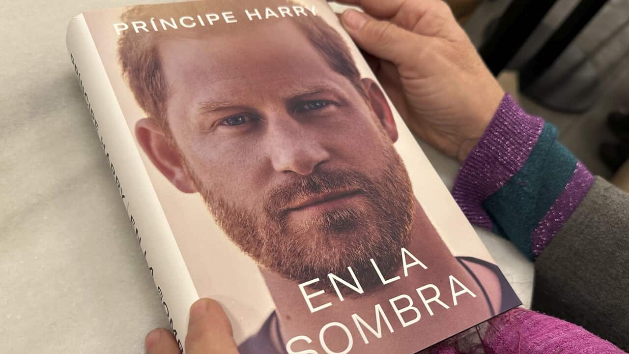 A Spanish language version of Prince Harry's book.