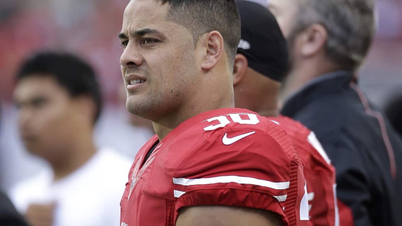San Francisco 49ers running back Jarryd Hayne