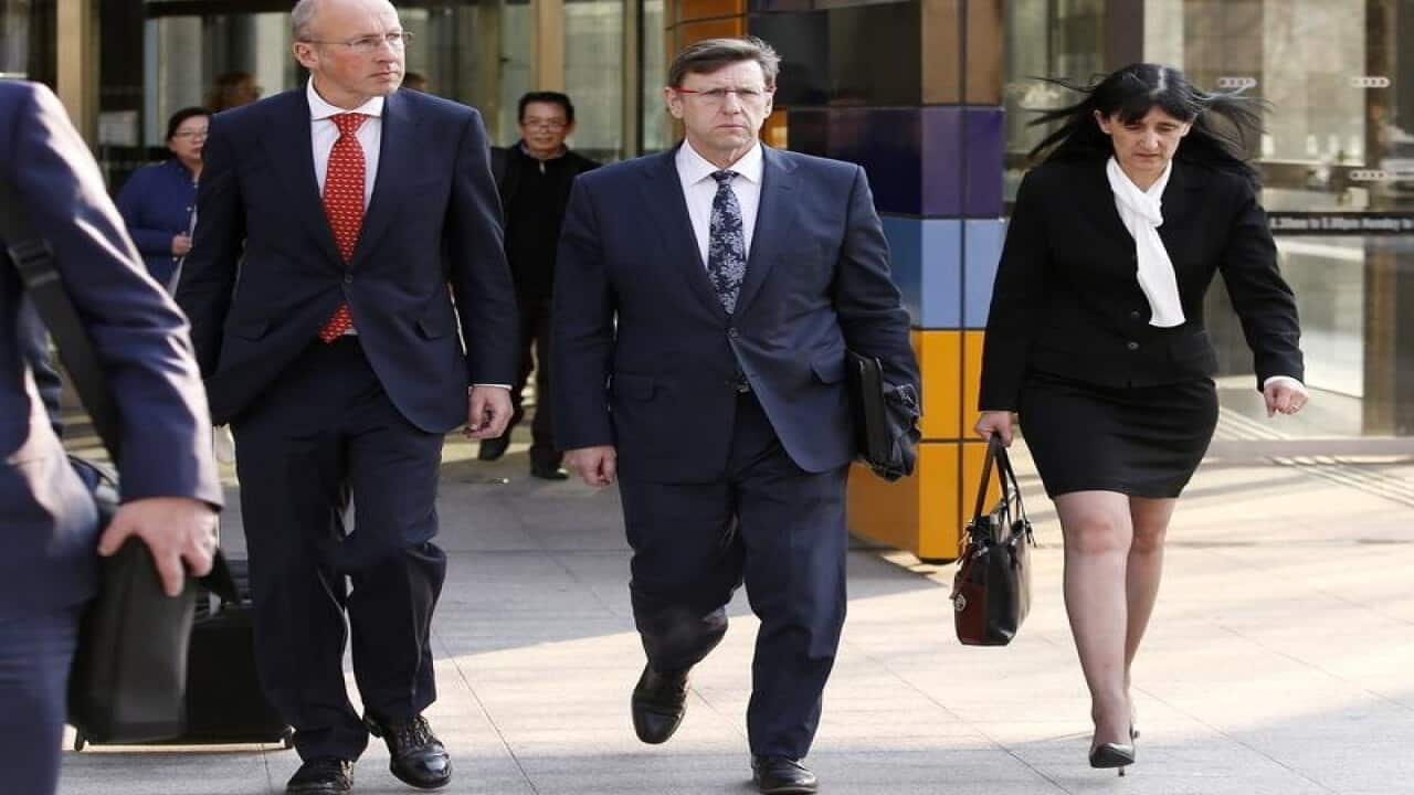 ClearView's chief actuary and risk officer Greg Martin (centre)
