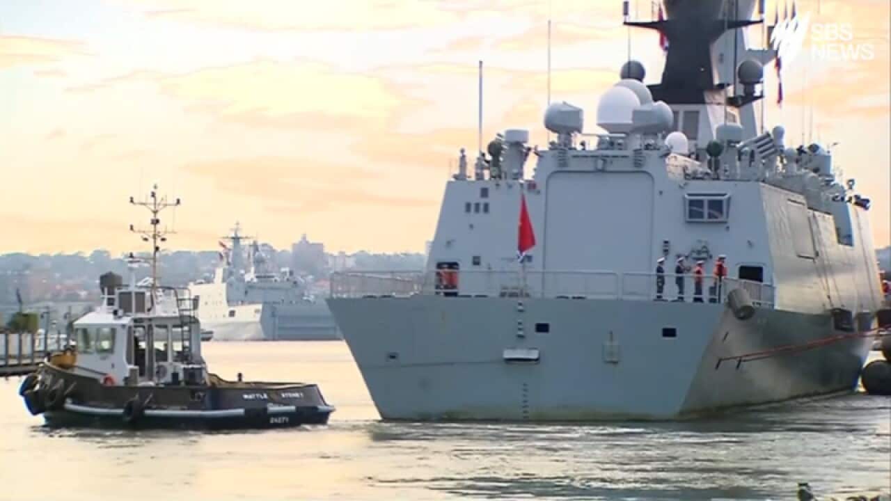 Three Chinese warships make surprise stopover at Sydney