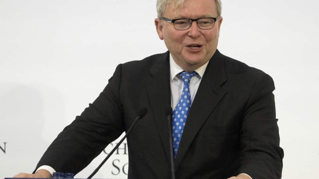 Former Australian Prime Minister Kevin Rudd