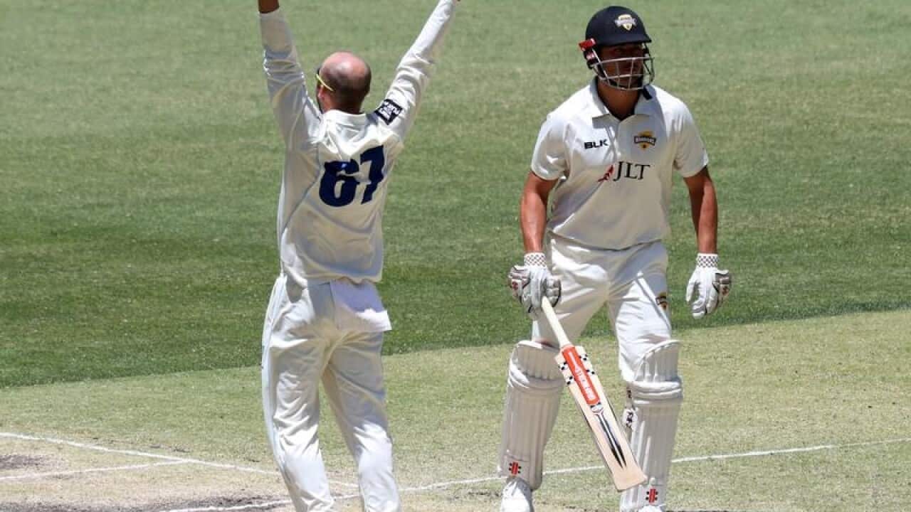 CRICKET SHEFFIELD SHIELD WA NSW LYON