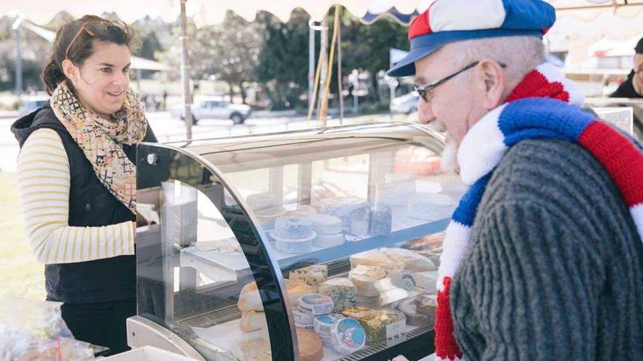 Aurore Grigho est à la tête de la fromagerie Cheese on Wheels. Outre son magasin, elle vend du fromage, français et australien, sur six marchés de Sydney. Du moins, en temps normal...