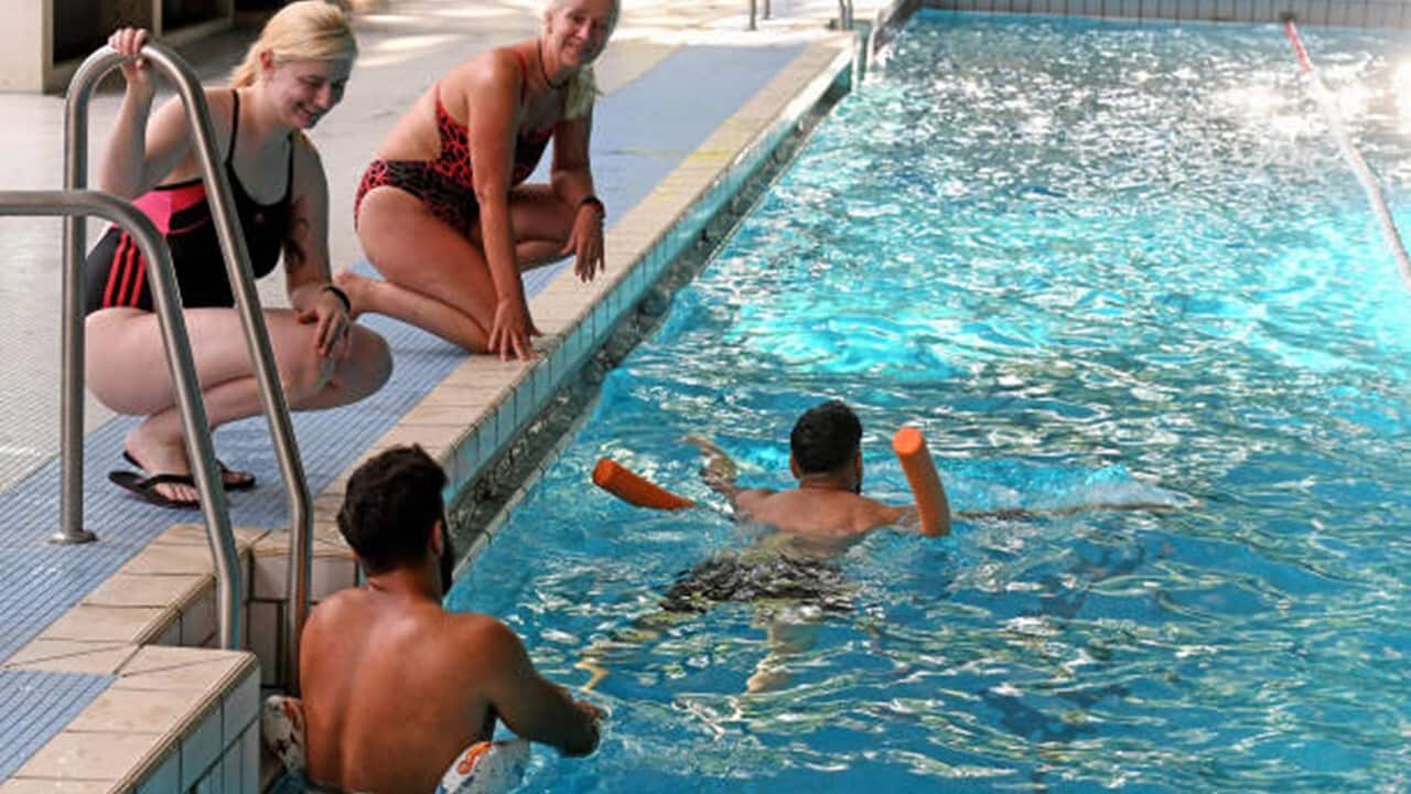 Never too late to learn to swim