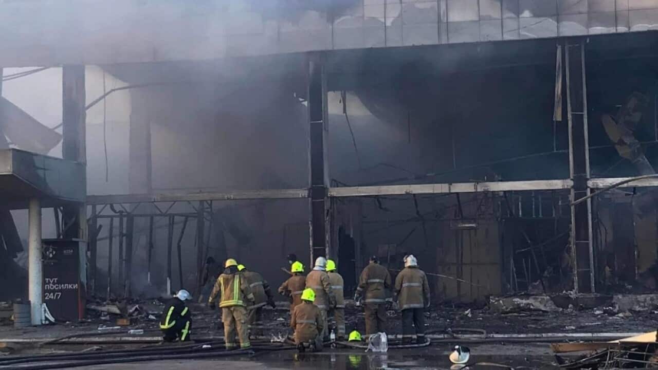 Hundreds of firefighters were involved in putting out the fire, which burned for several hours.