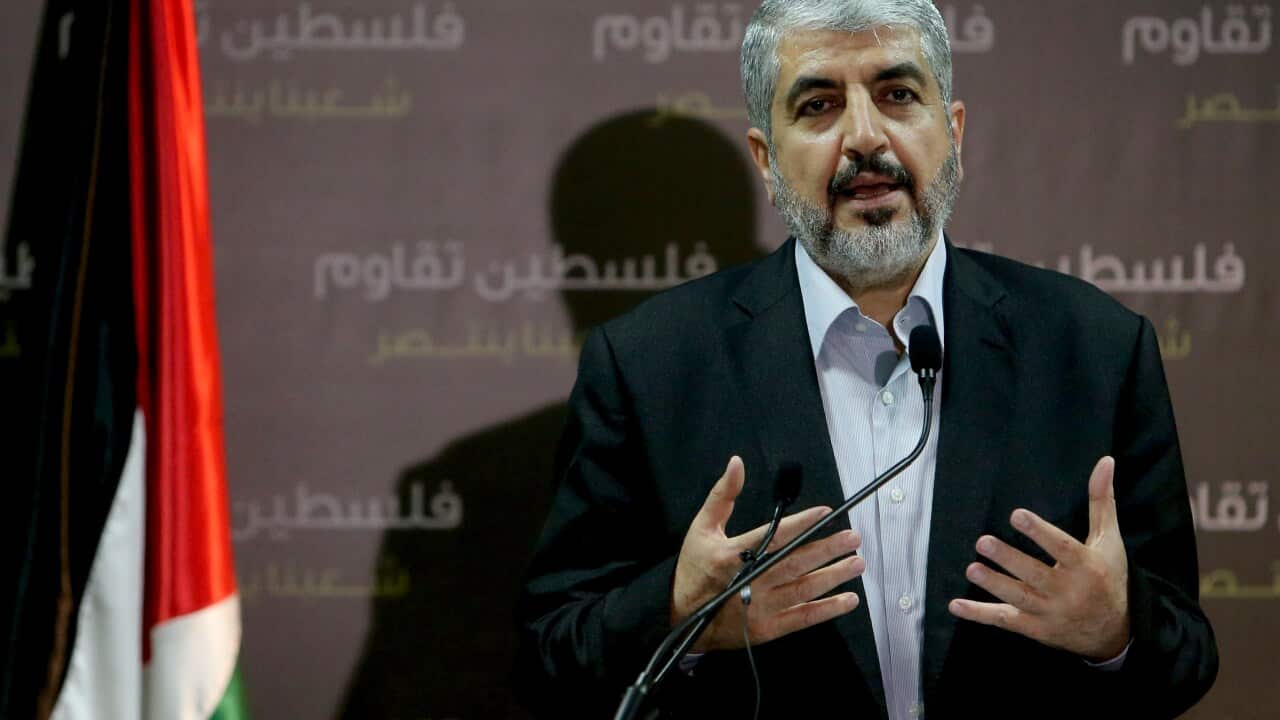 Hamas chief Khaled Meshaal holds a press conference in Doha Getty (2).jpg