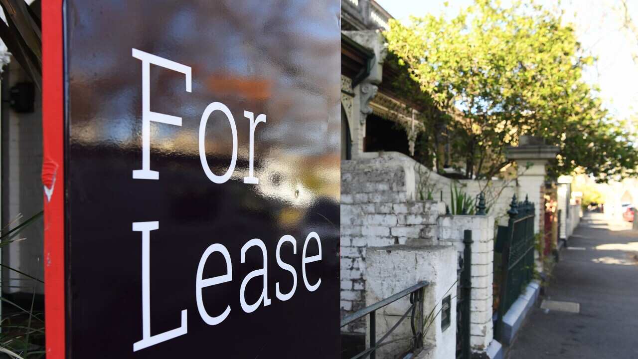 A real estate property is seen in Carlton North, Melbourne – AAP.