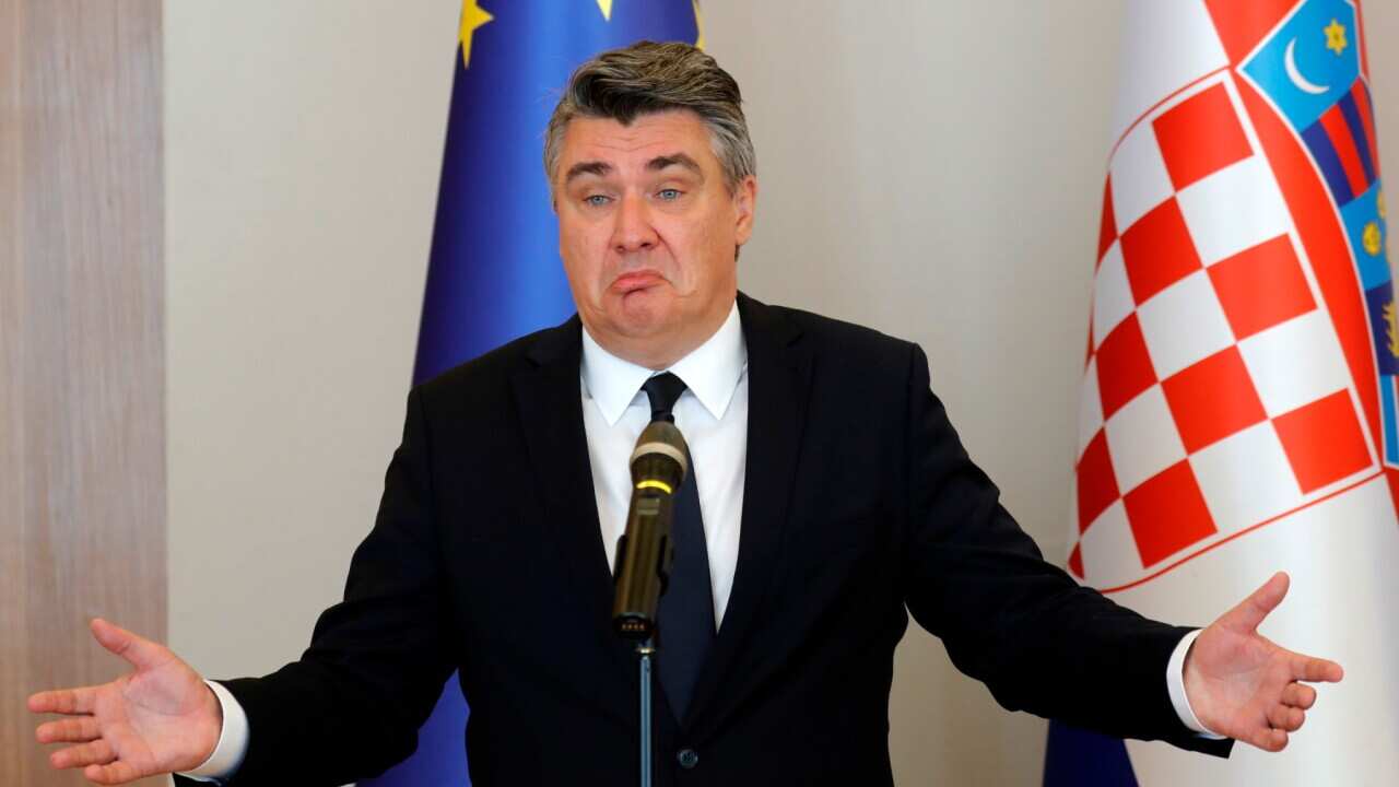 Croatian President Zoran Milanovic