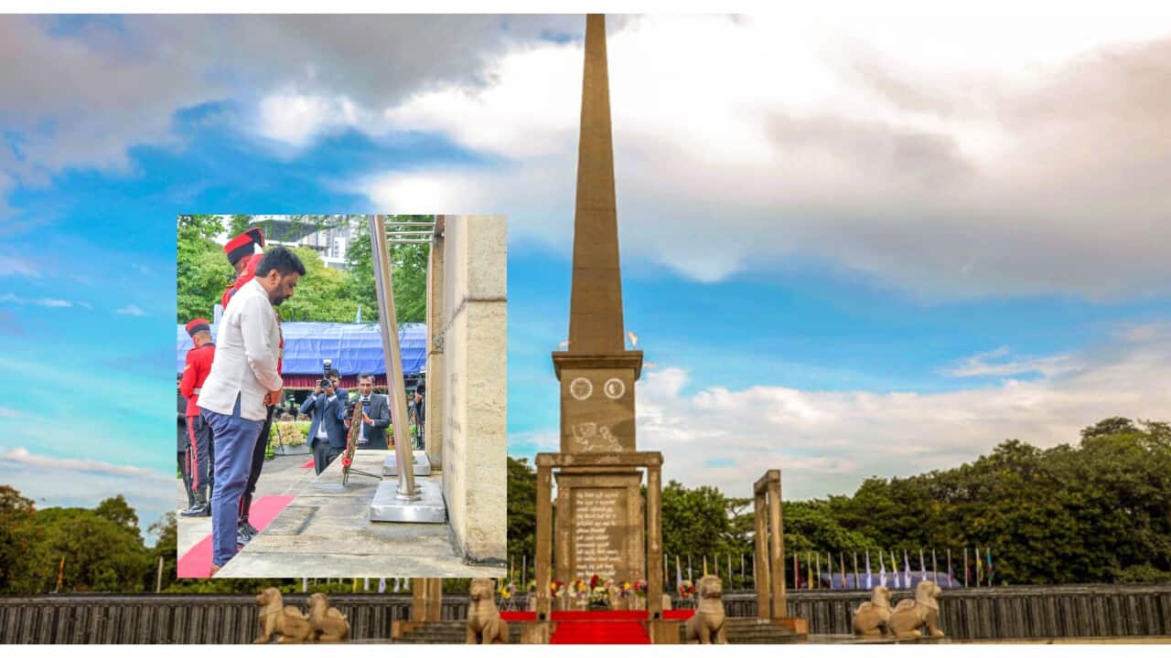 National War Hero Cenotaph in Sri Jayawardenepura Kotte_ Sri Lanka.