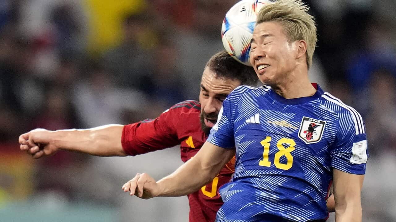 WCup Japan Spain Soccer