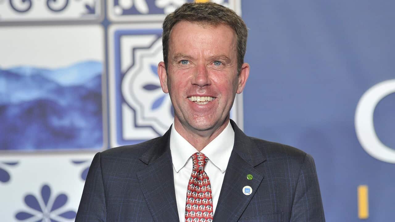 Trade Minister Dan Tehan at the G20 Trade and Investment held in Sorrento, Italy.