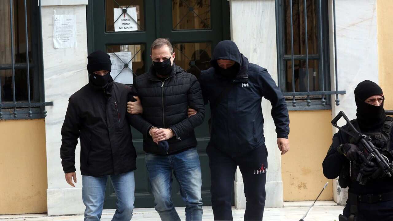 Former director of the National Theater and actor Dimitris Lignadis, accused of multiple rapes against minors.