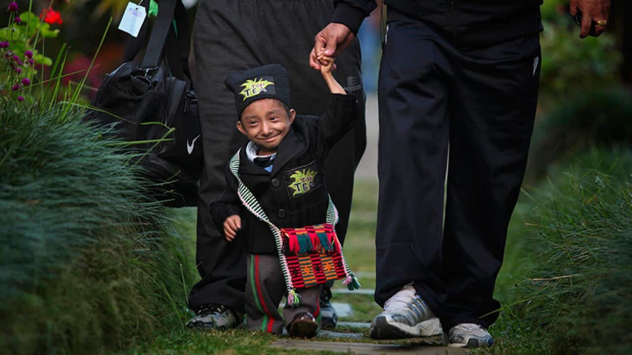 Nepalese world shortest man Khagendra Thapa Magar