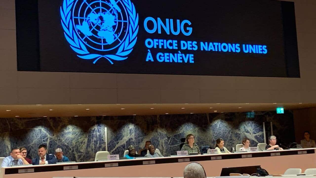 The Australian delegation give their opening statements