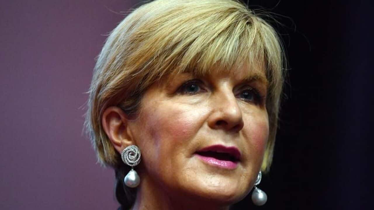Australian Foreign Minister Julie Bishop