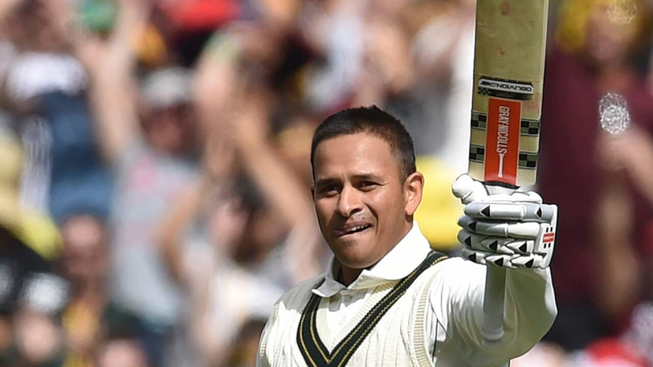 Australia's Usman Khawaja.