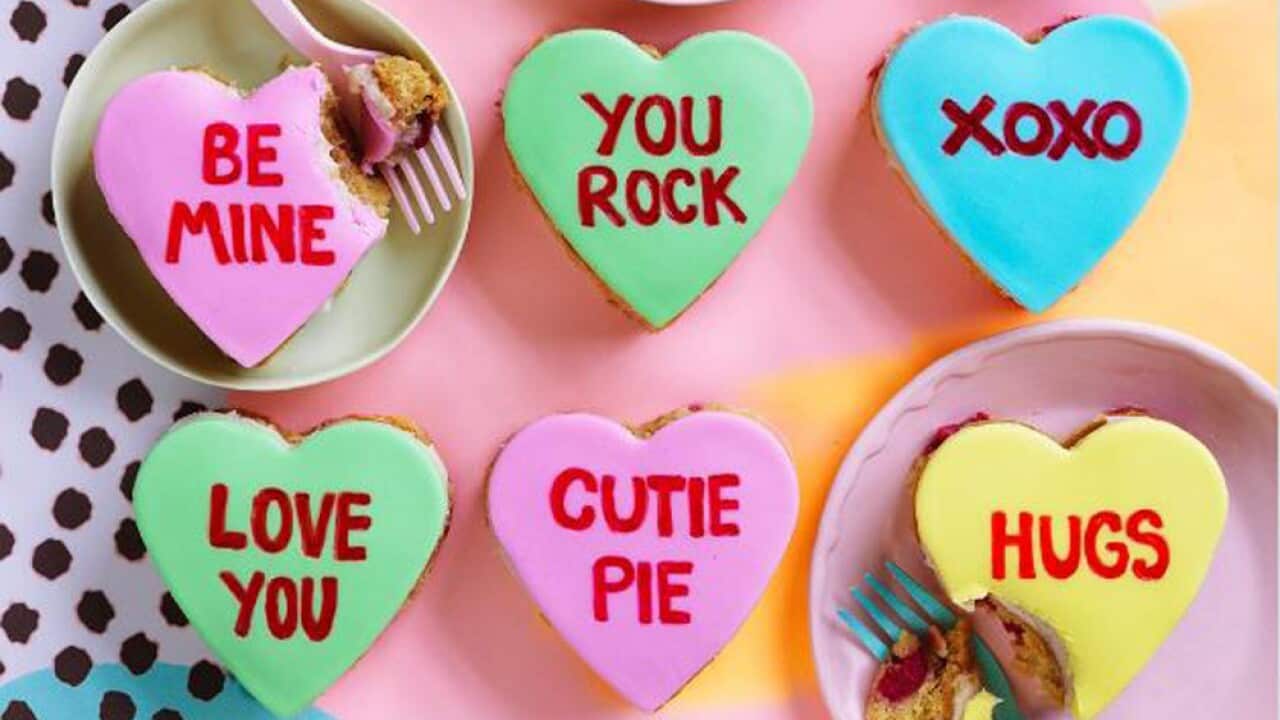 Sweet Heart Mini Cakes by katherine Sabbath