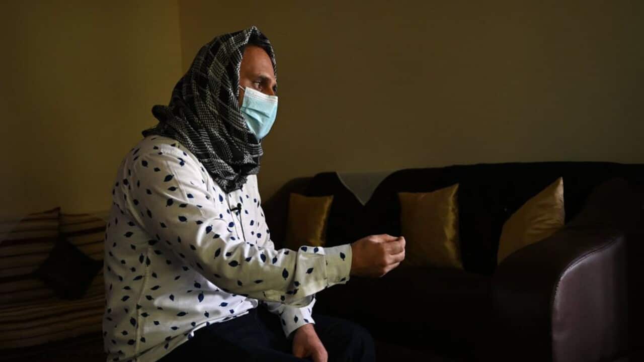 An Afghan former interpreter in Kabul