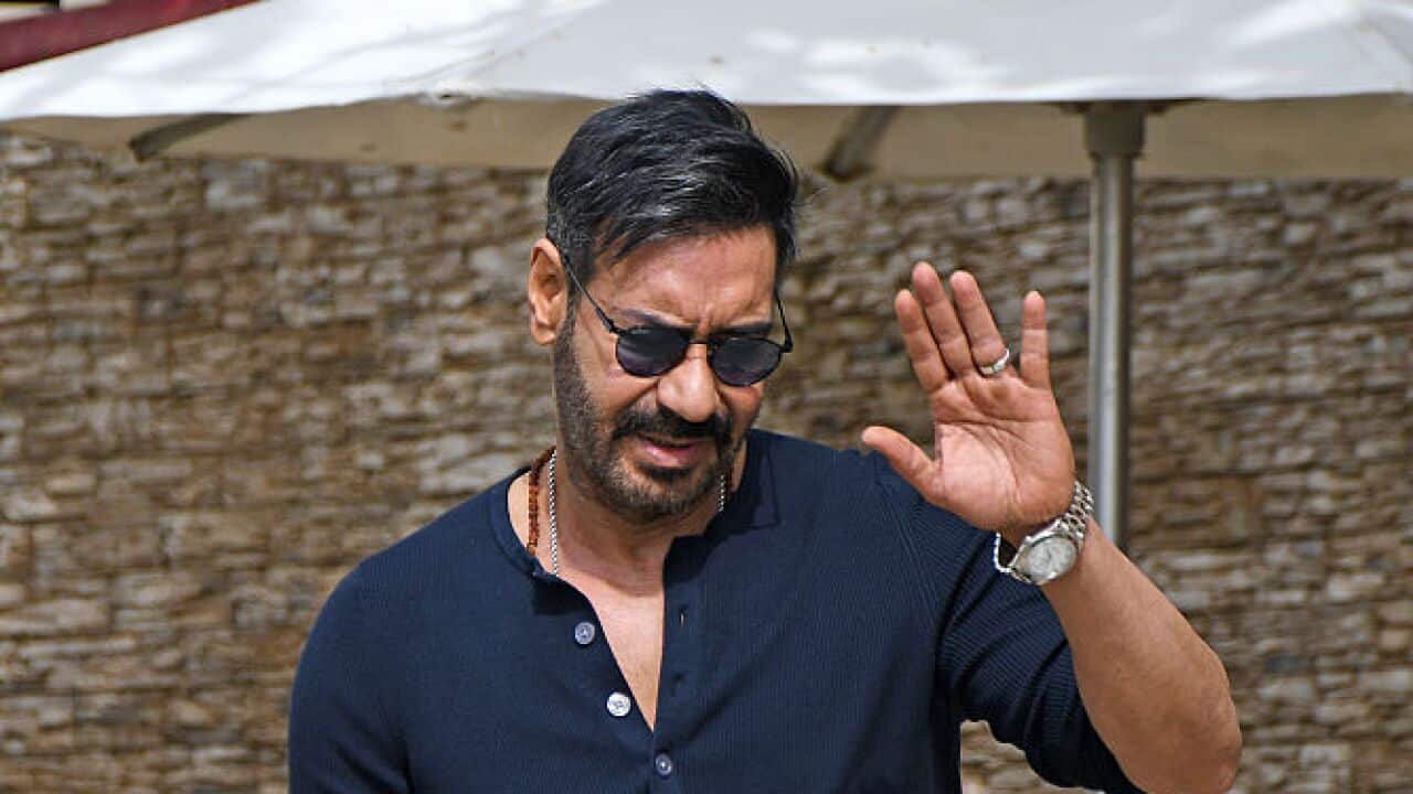 Bollywood actor Ajay Devgn poses for a photo during the
