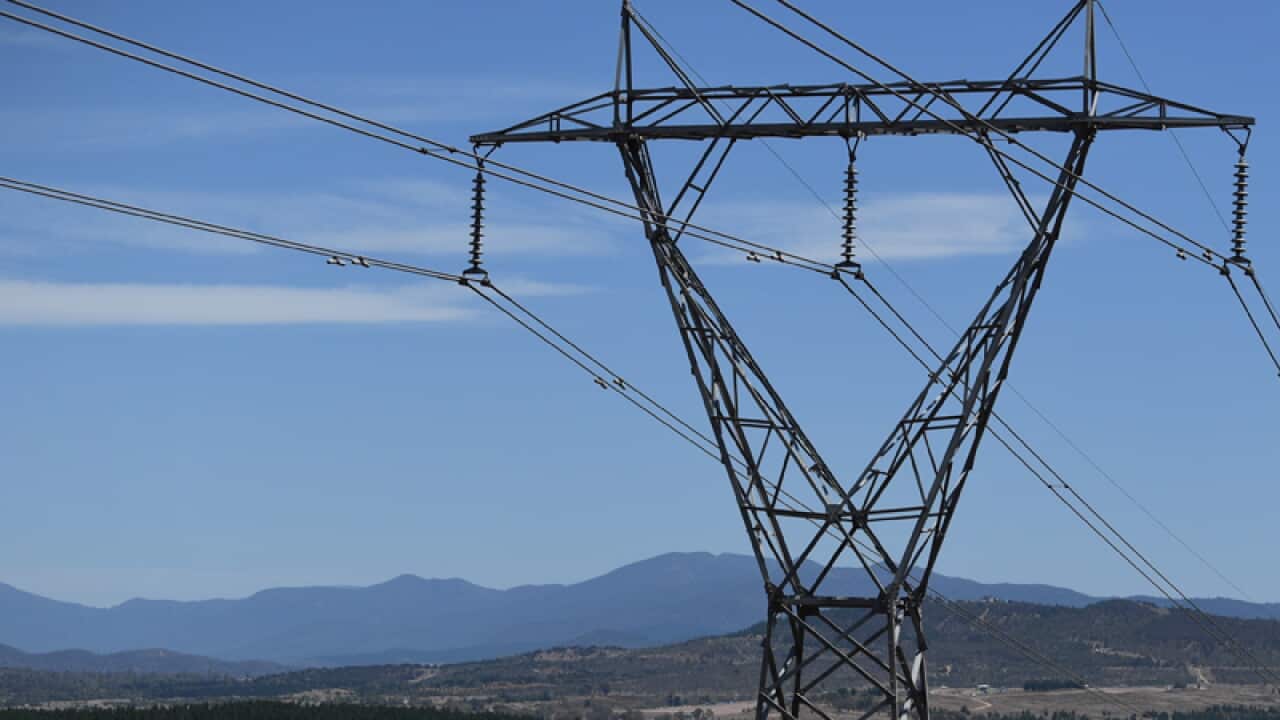An electricity tower