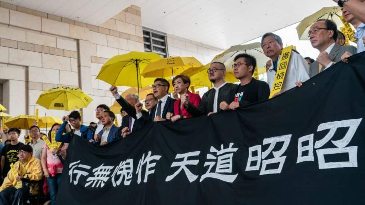 Leaders of Hong Kong Civil Disobedience Leaders Sentenced and Jailed