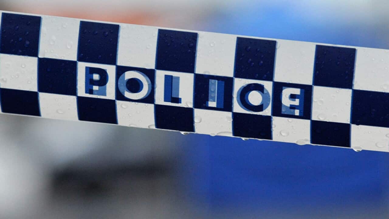 Police tape.