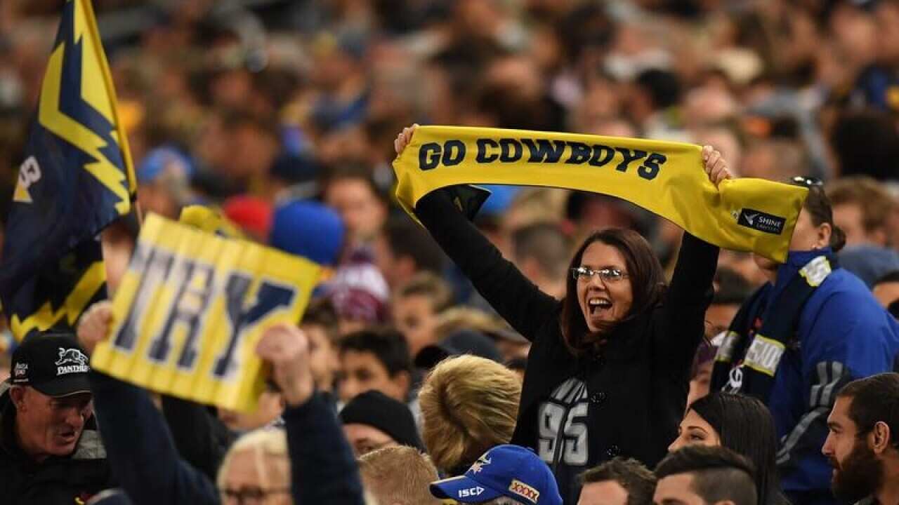 Cowboys supporters celebrate
