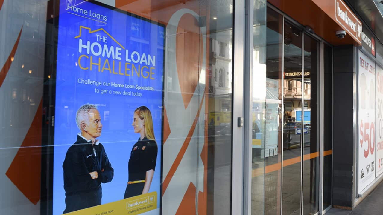 Advertising for home loans is seen at various financial institutions