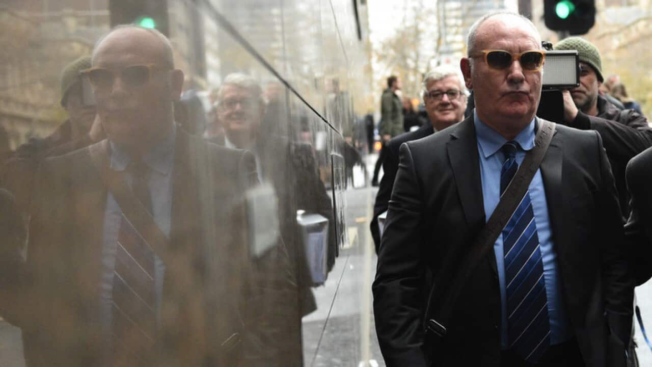 Raffaele di Paolo leaves the Melbourne Magistrates Court in Melbourne, Monday, June 27, 2016.