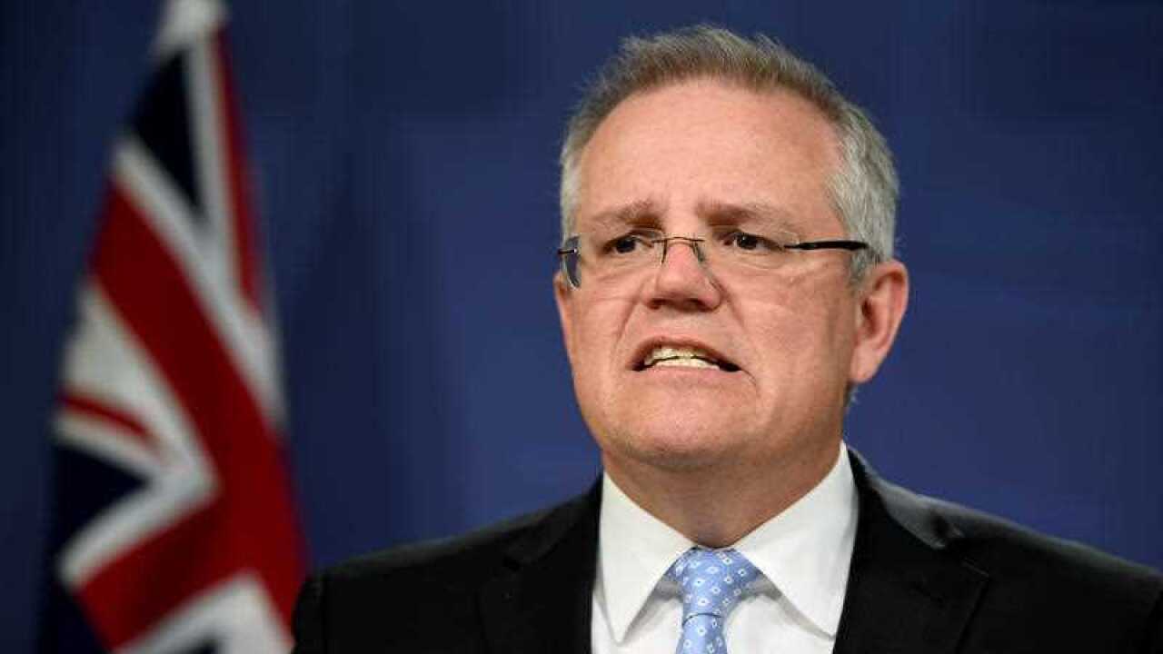 Federal Treasurer Scott Morrison speaks to the media at the Commonwealth Parliamentary Office, Sydney, Thursday, July 19, 2018.