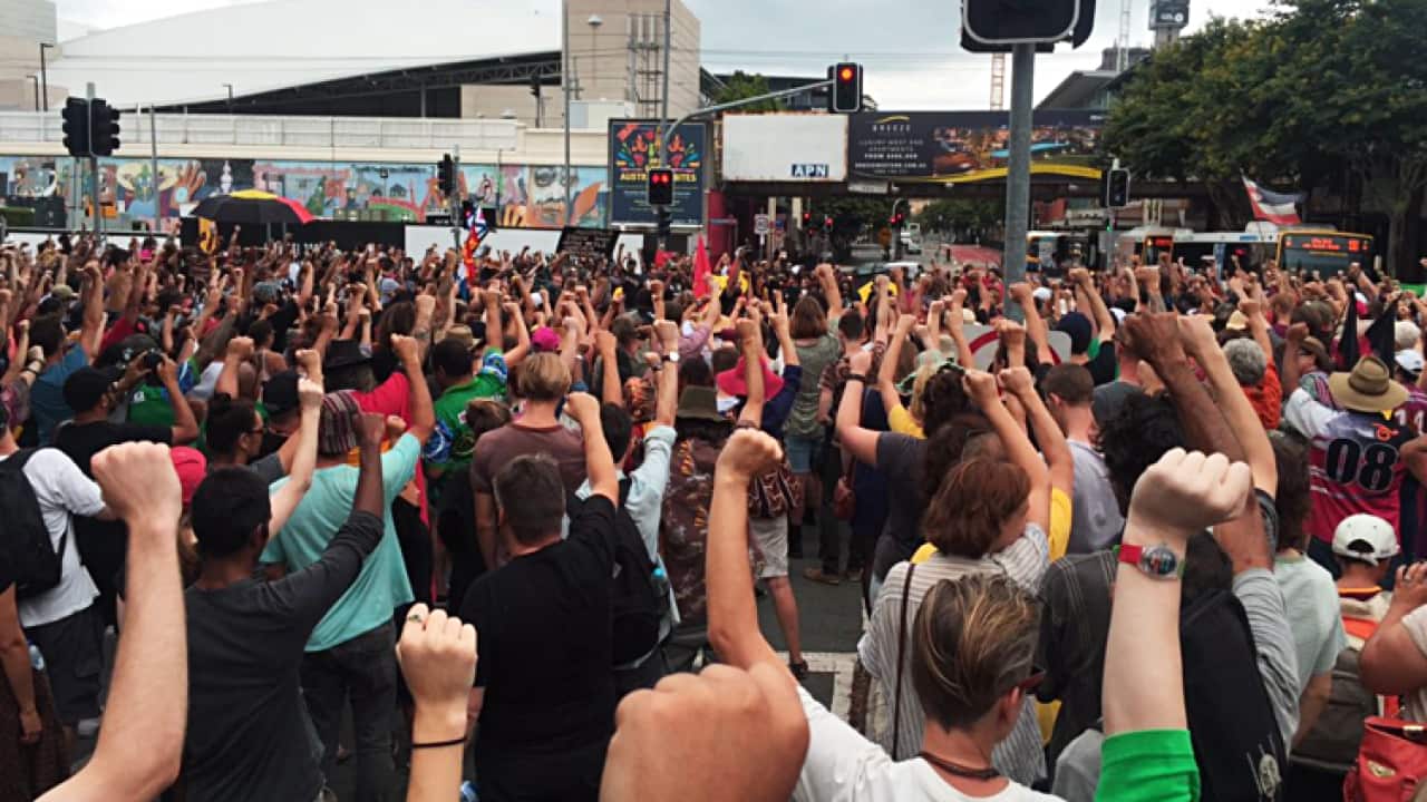 Brisbane Survival Day Protest 2016