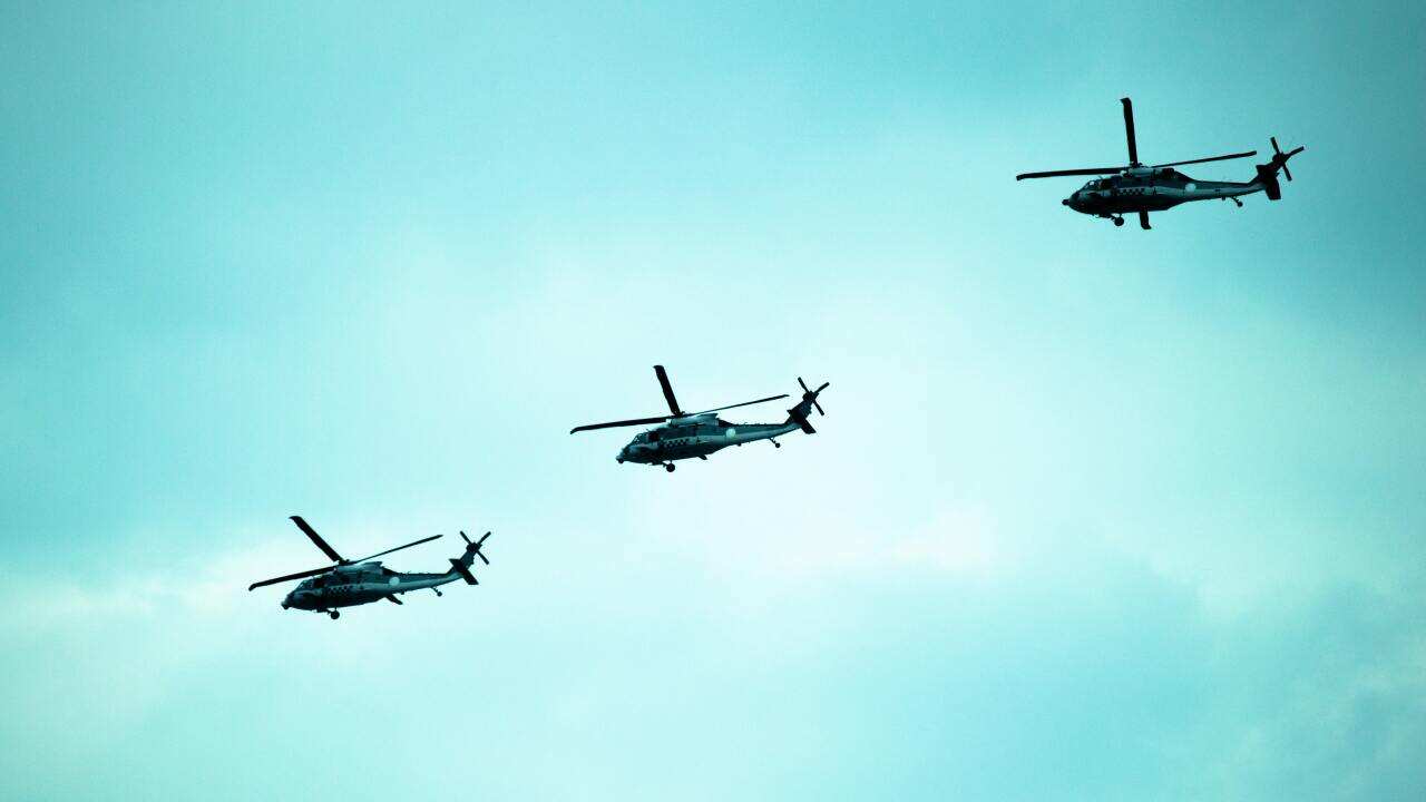 helicopter missing in Victoria