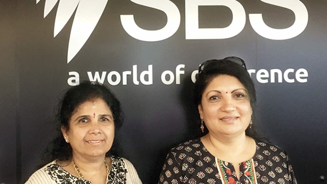Inthu Sivakumar (L) and Dhamayanthy Umasaran (R)