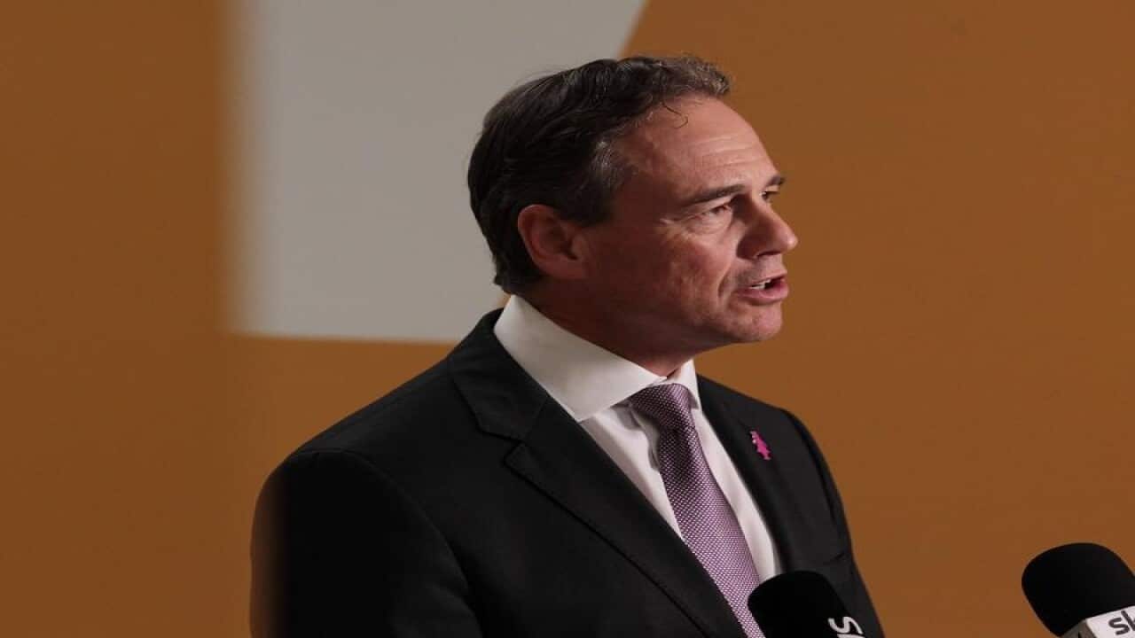 Federal Minister for Health Greg Hunt.