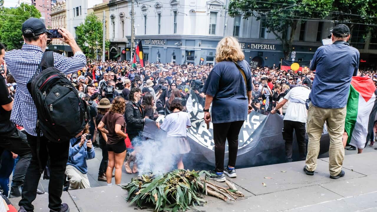 Invasion day in Melbourne, Australia - 26 Jan 2025
