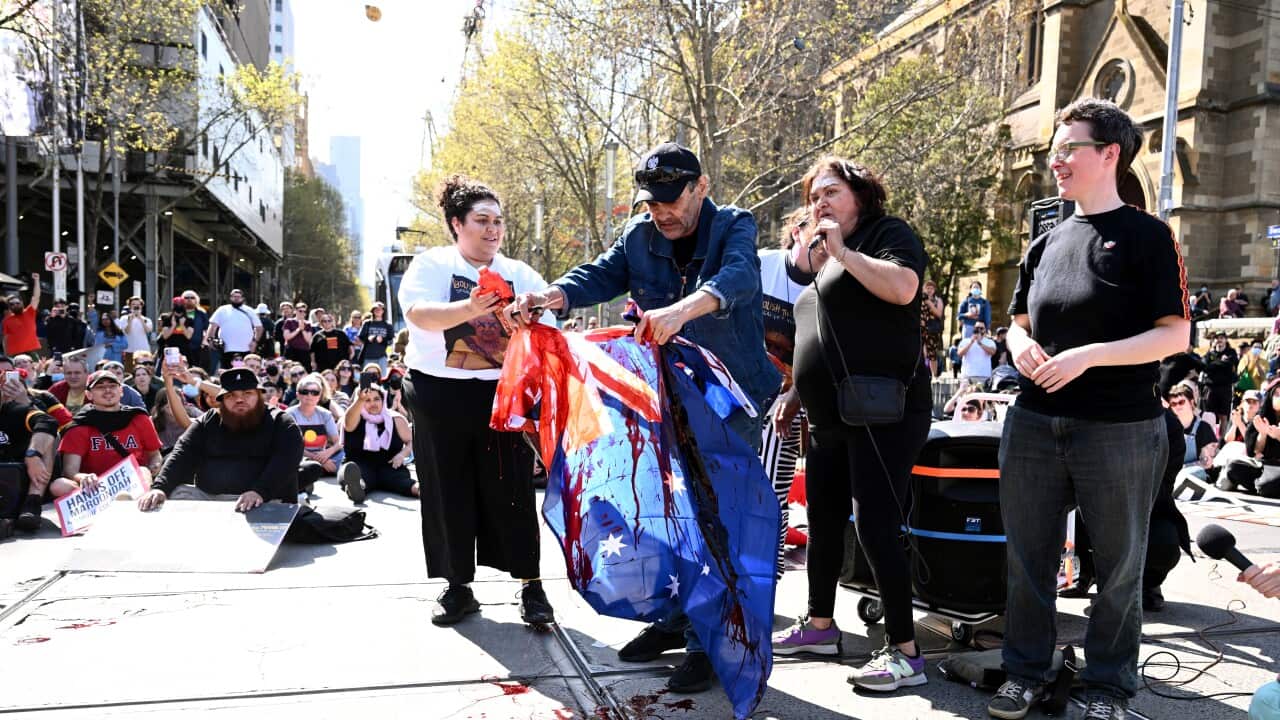 ANTI MONARCHY PROTEST MELBOURNE