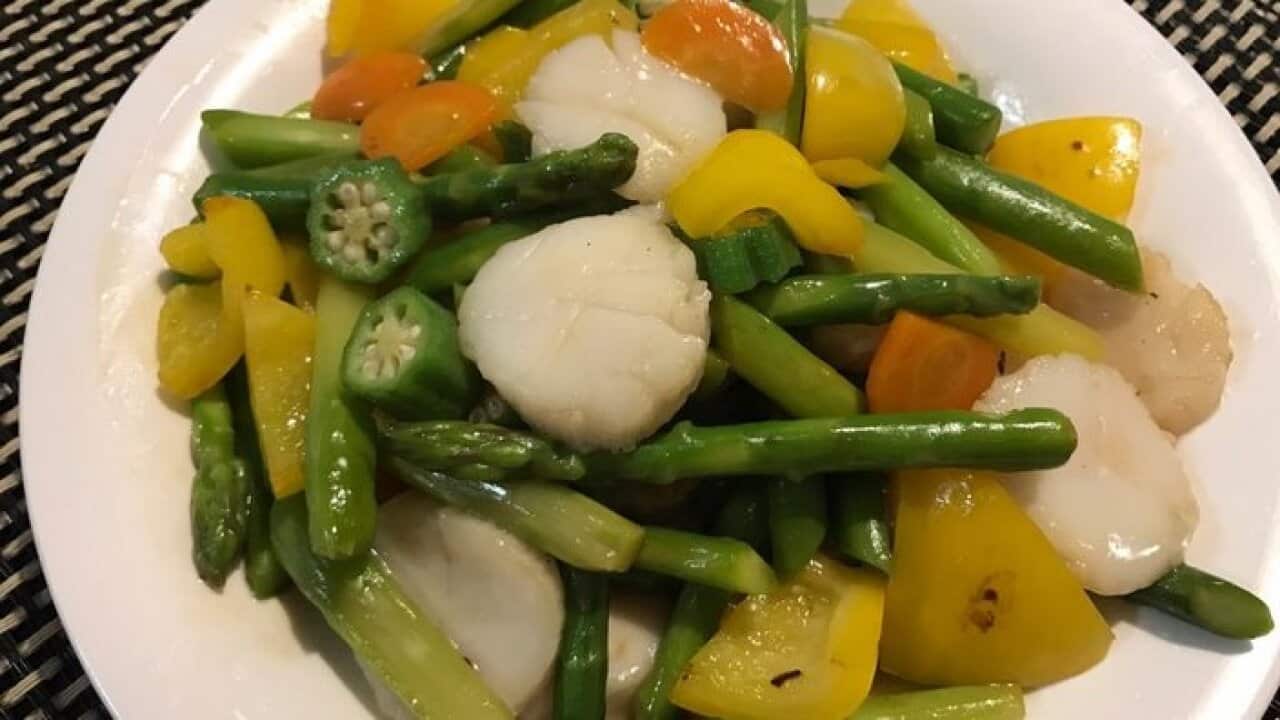 Stir fry mixed vegetables