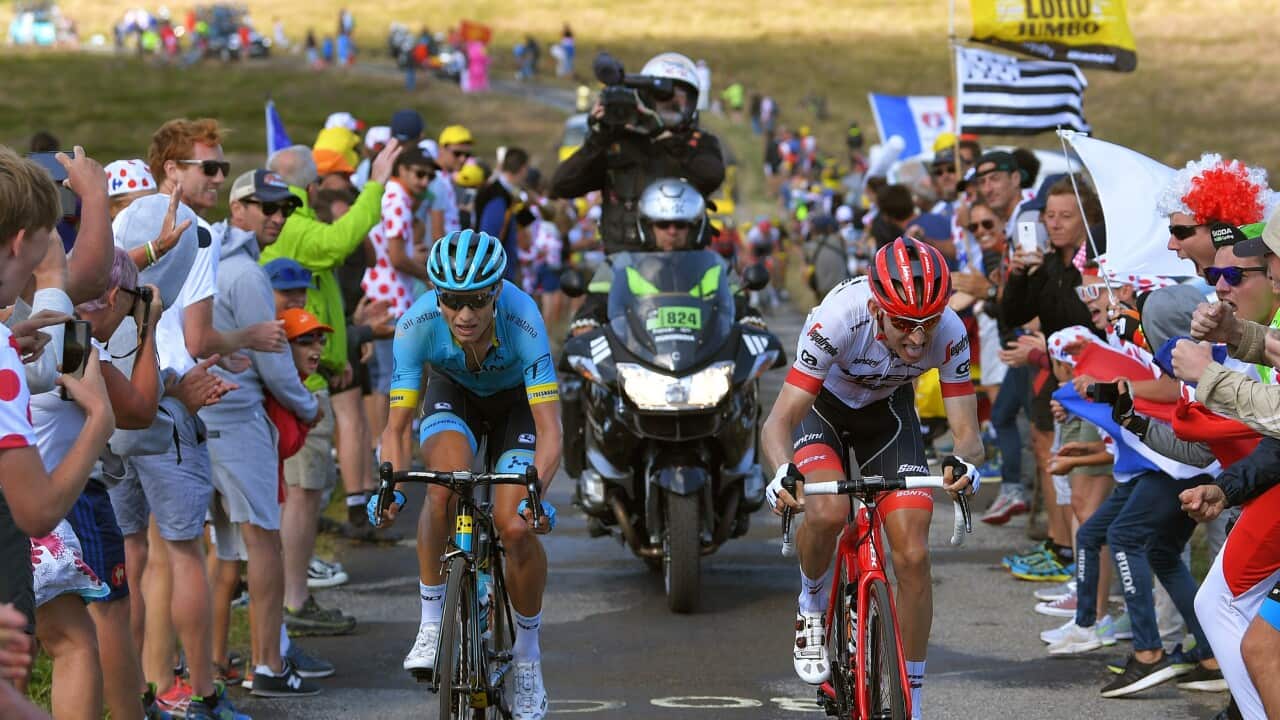 Bauke Mollema, Magnus Cort Nielsen, Tour de France 2018, Stage 15