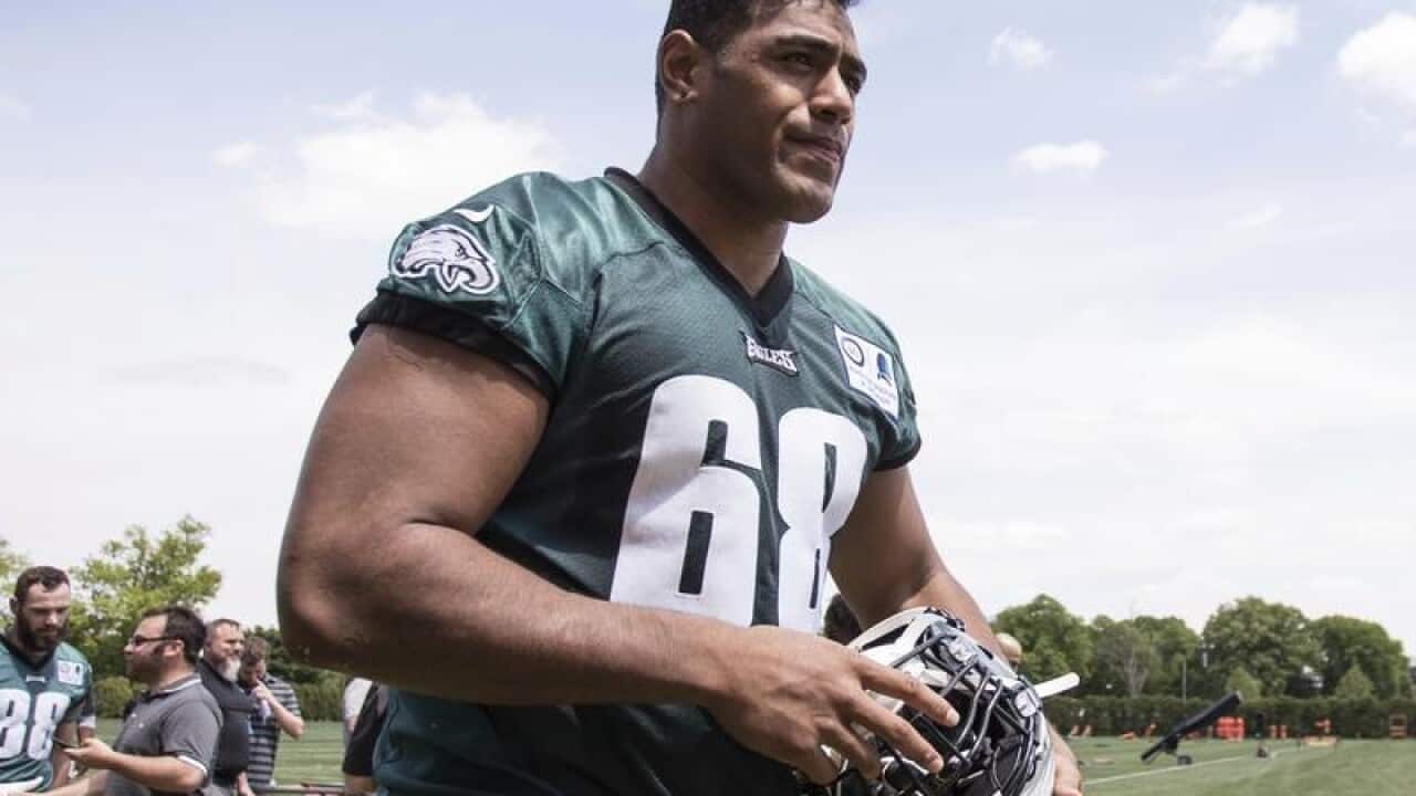Philadelphia Eagles offensive lineman Jordan Mailata