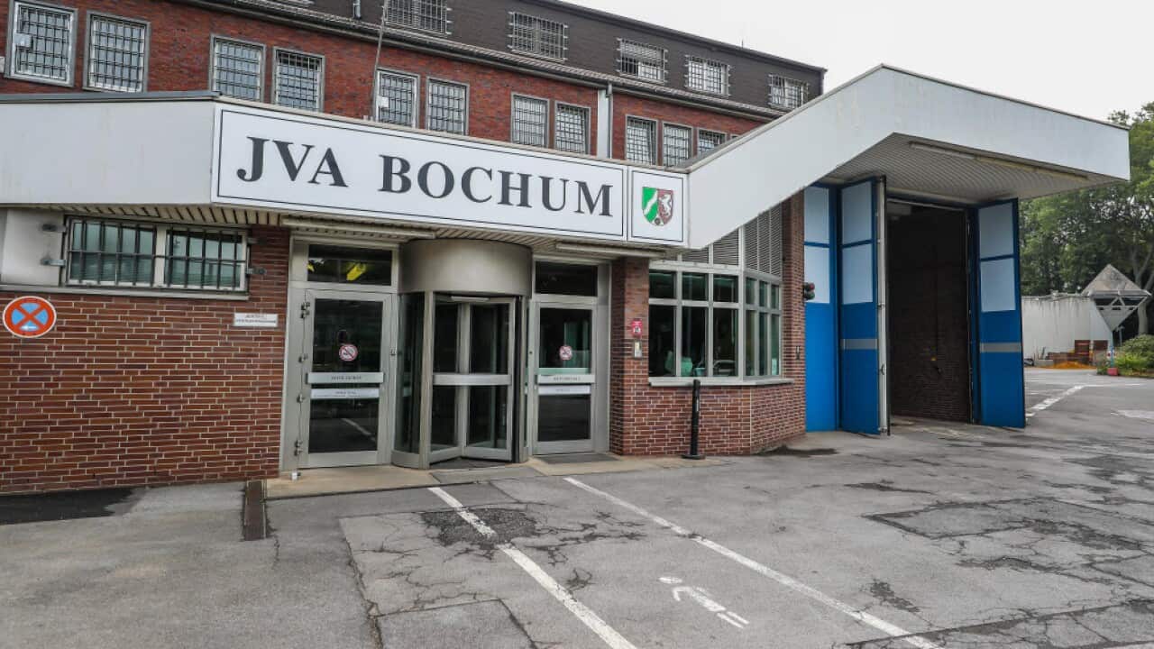 JVA prison, where a Serbian man, jailed for robbery with violence, has vaulted to freedom over the five-metre prison wall.