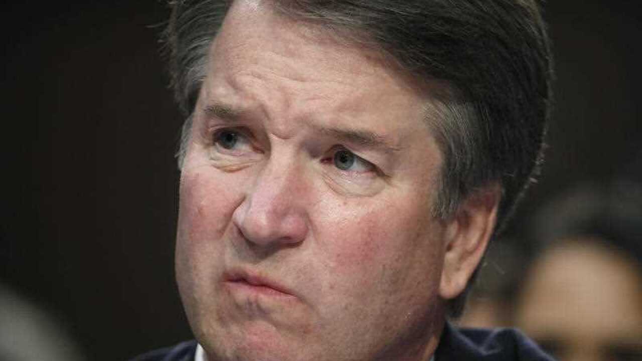 Supreme Court nominee Brett Kavanaugh testifies before the Senate Judiciary Committee on Capitol Hill in Washington.