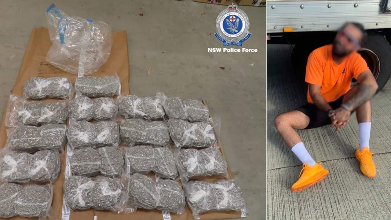 following seizure of 127kg of cannabis.