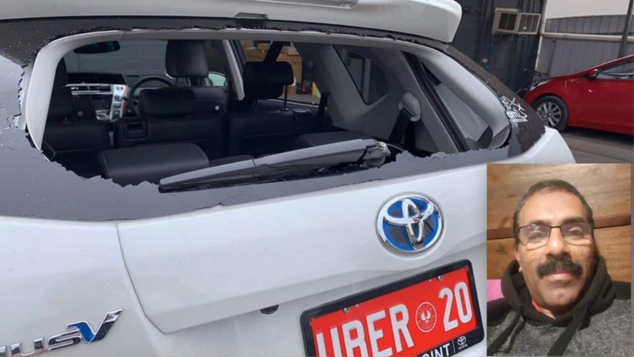 Uber driver attacked