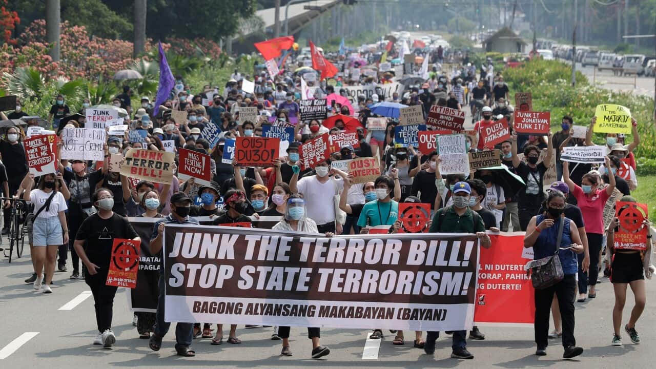 anti terror bill, Philippines, COVID-19, GCQ, ECQ