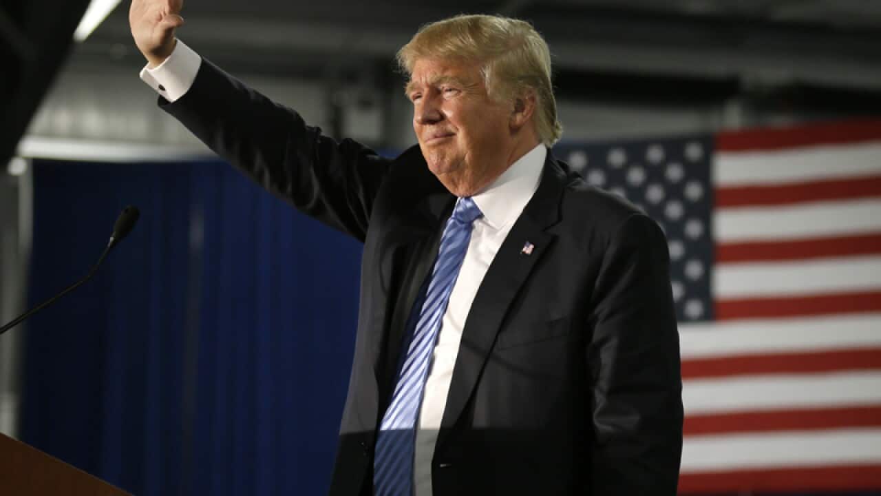 US presidential candidate Donald Trump