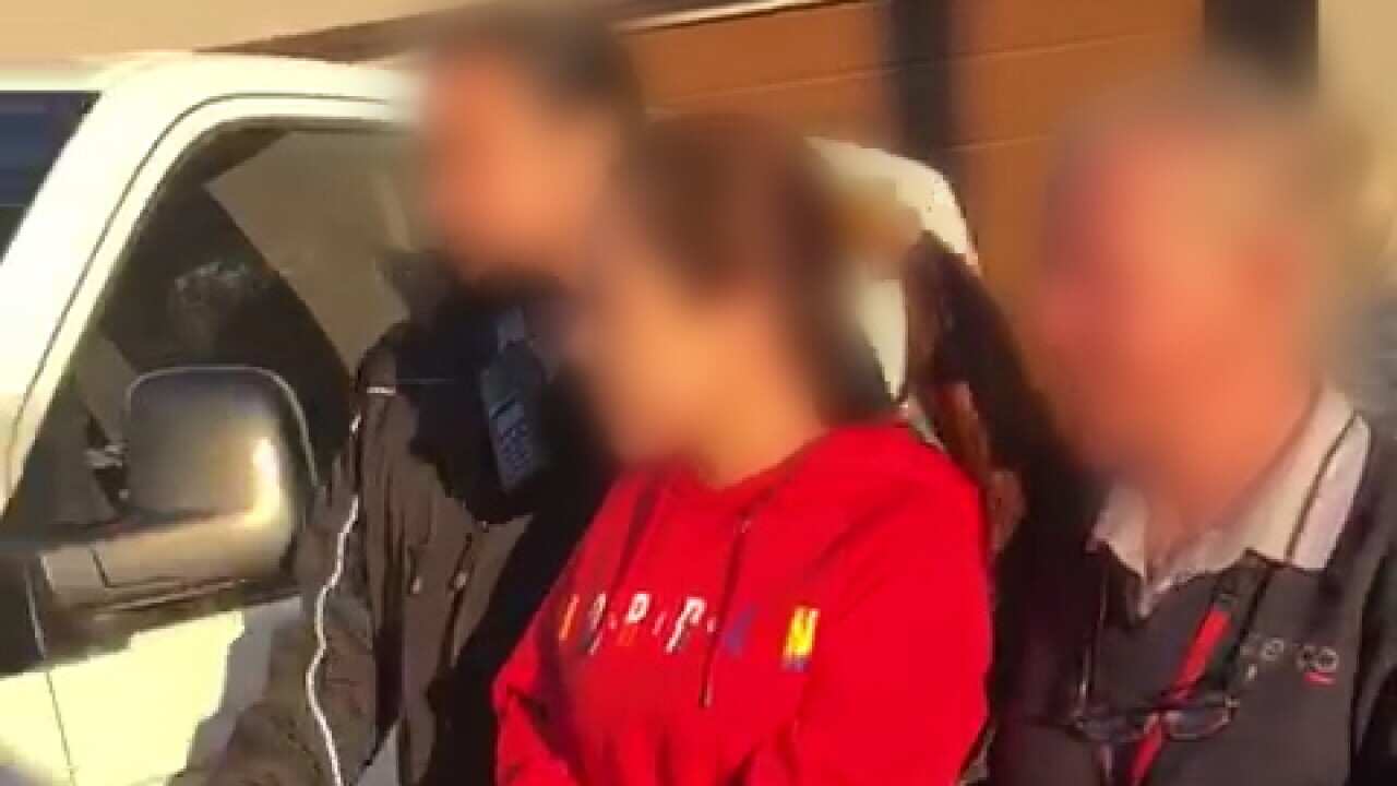 The 44 year old woman detained