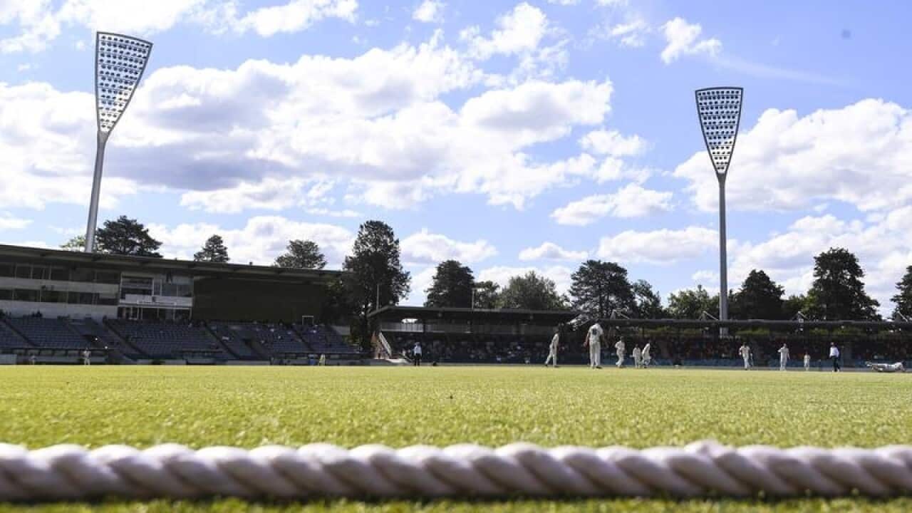 CRICKET SHEFFIELD SHIELD NSW QLD MANUKA