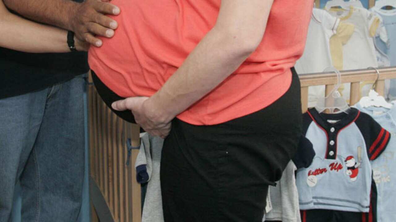 Pregnant belly
